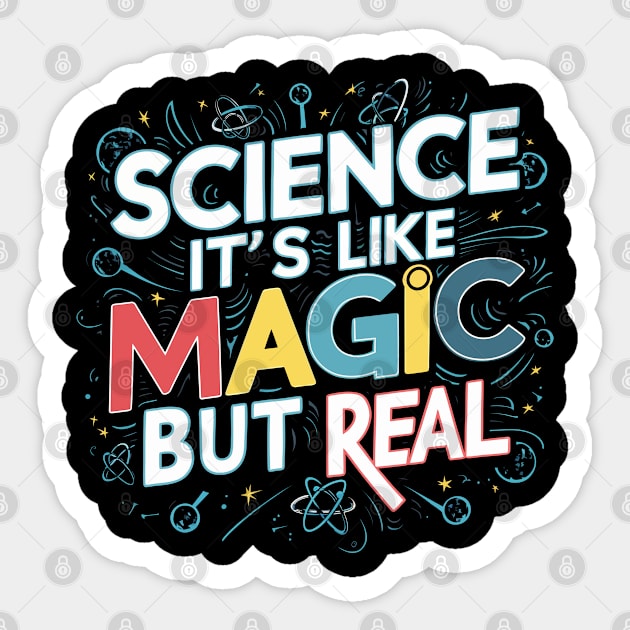 SCIENCE It's Like Magic, But Real Sticker by FunnyZone